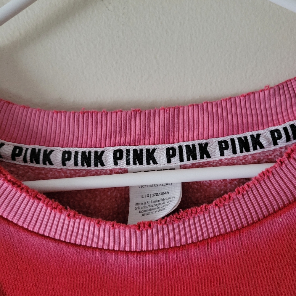 Pink Victorias Secret Red Sweatshirt - Picture 5 of 6